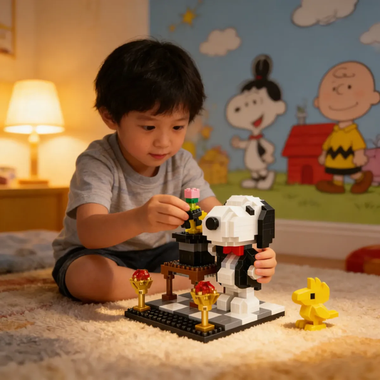 Snoopy Mago - Figura Armable